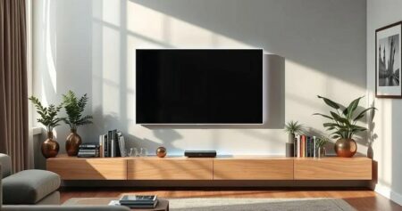 painel de tv para sala de estar