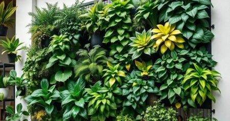 plantas para jardim vertical