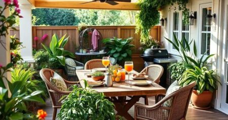 varanda gourmet decorada