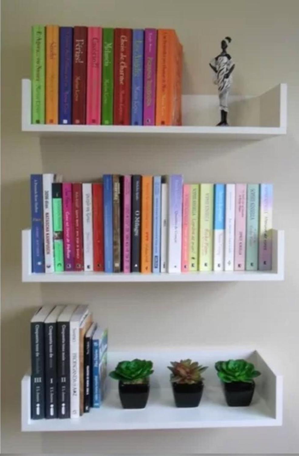 Kit 3 Prateleiras Para Livros ...