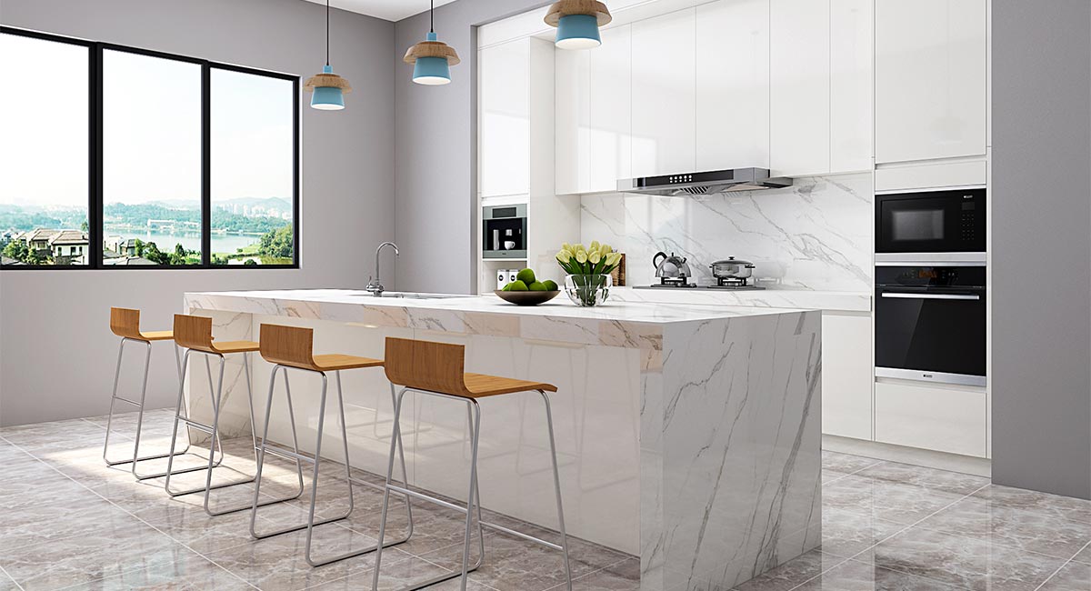 Designs de cozinha minimalista | OPPOLIA