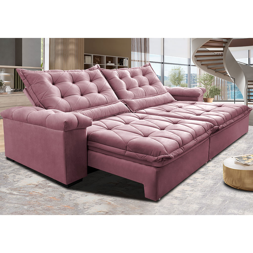 Sofa Retratil Reclinavel 2,95m Grand ...