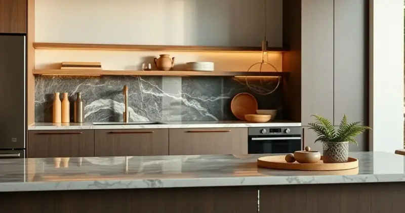 bancada de mármore para cozinha