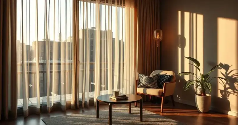 como escolher cortinas para sala