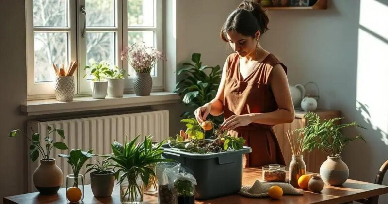 como fazer compostagem em casa