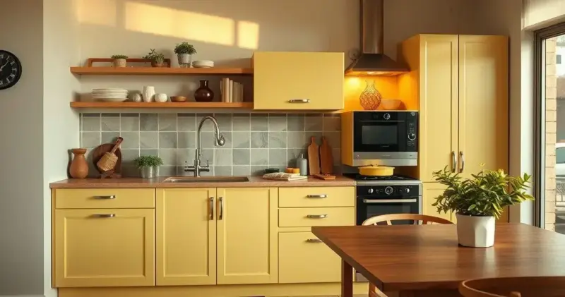 cozinha amarela