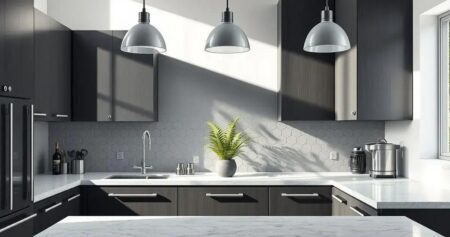 cozinha cinza