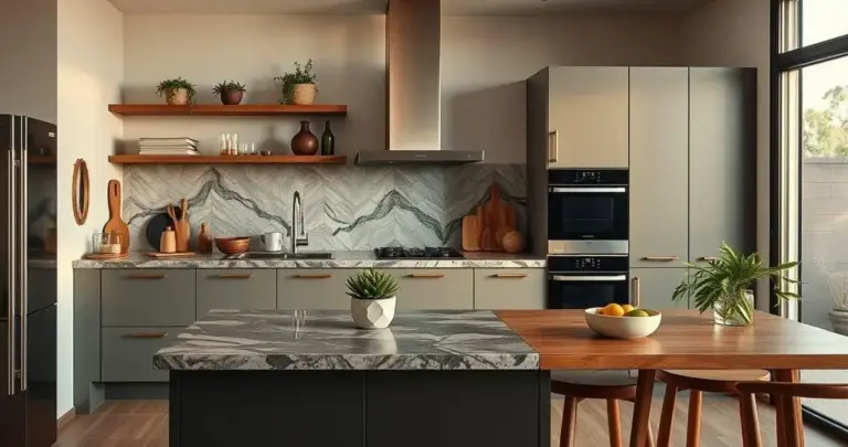 cozinha com península