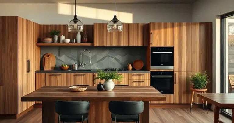cozinha de madeira