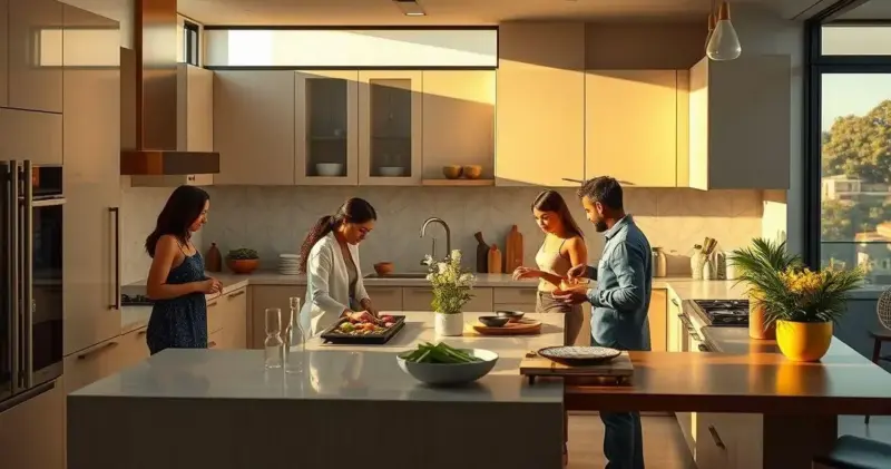 cozinha em L planejada