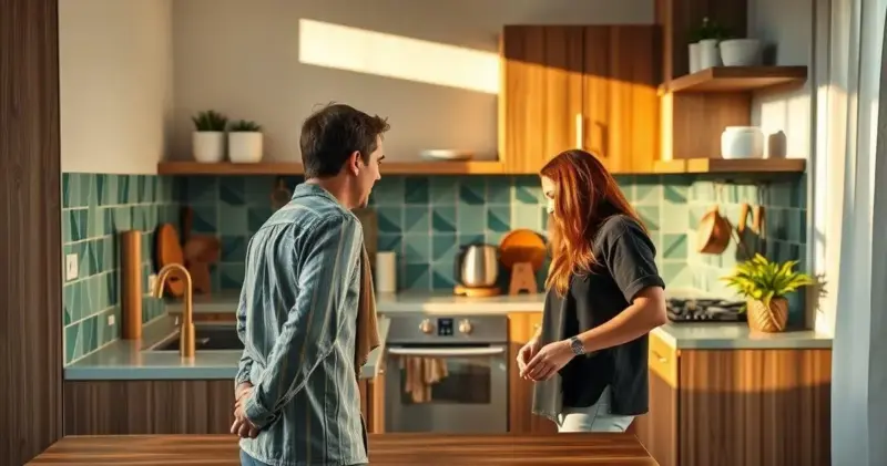 cozinha planejada para kitnet