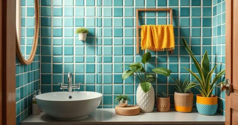 decoração de banheiro gastando pouco