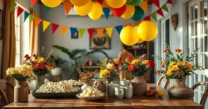 decoração de festa junina