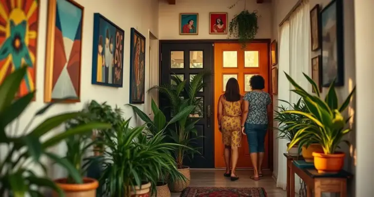 decoração de hall de entrada