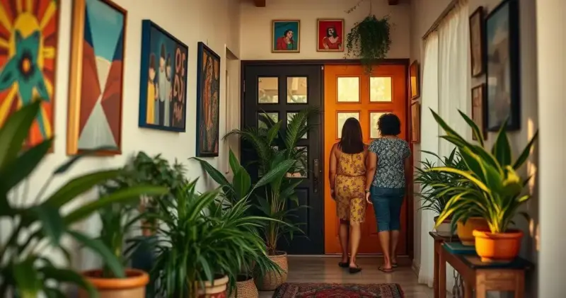decoração de hall de entrada