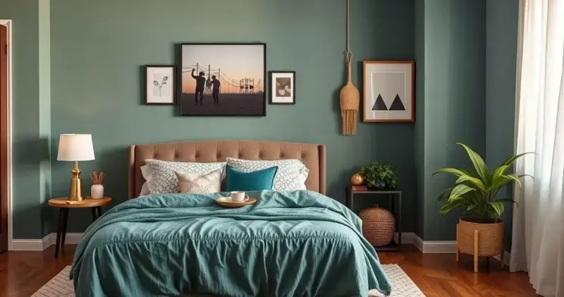 decoração de parede de quarto