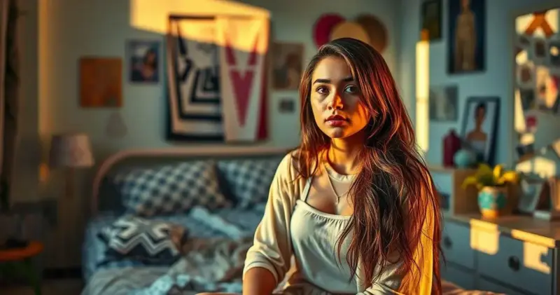 decoração de quarto de adolescente feminino