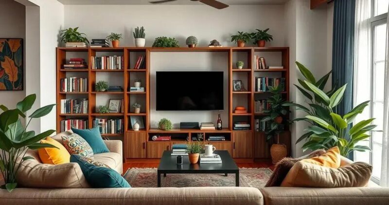 decoração de sala de tv