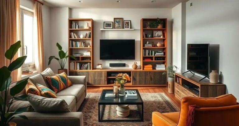 decoração de sala de tv