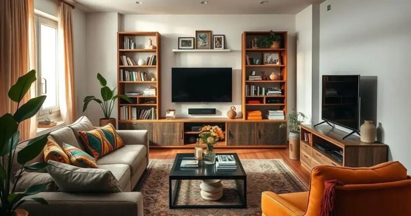 decoração de sala de tv