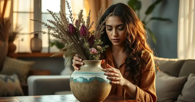 decoração wabi sabi