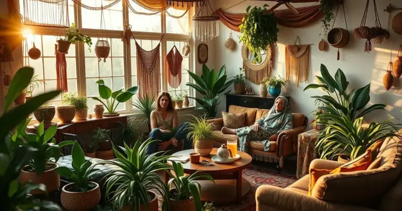 estilo de decoração boho