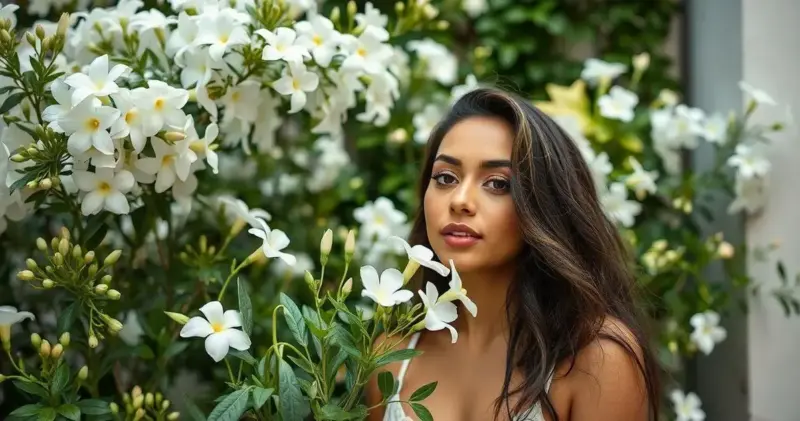 flores brancas para jardim