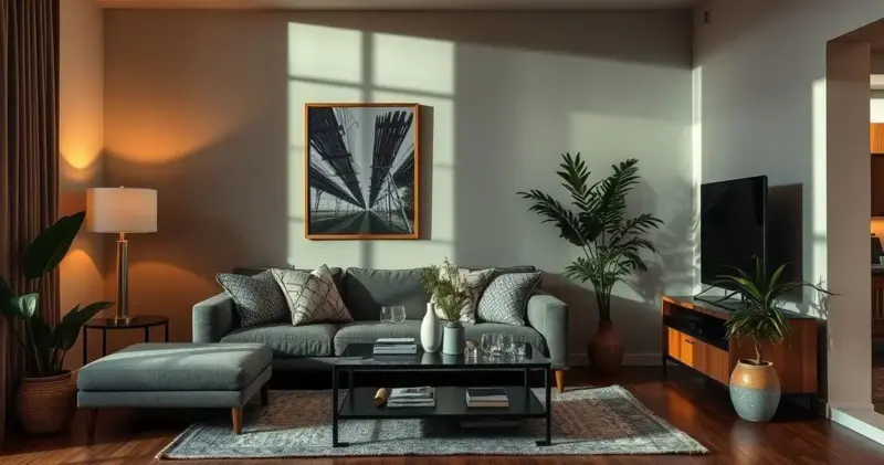 iluminação indireta para sala