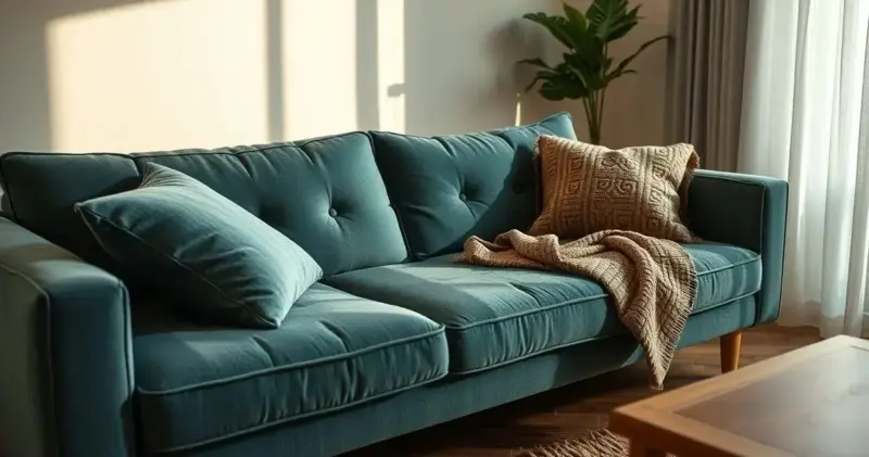 limpar sofá a seco em casa