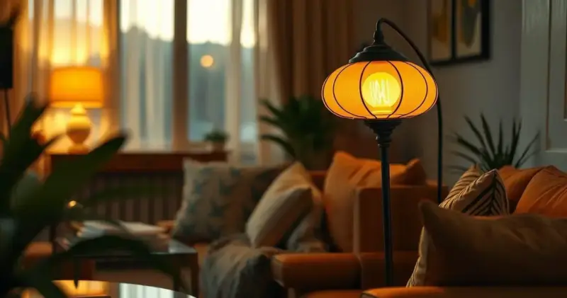 luminária de piso para sala