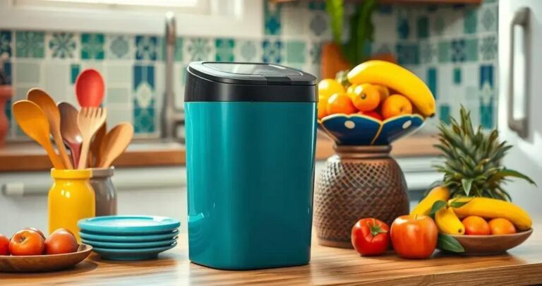 melhor lixeira para cozinha