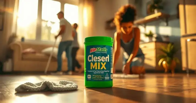misturinha para limpar o chão