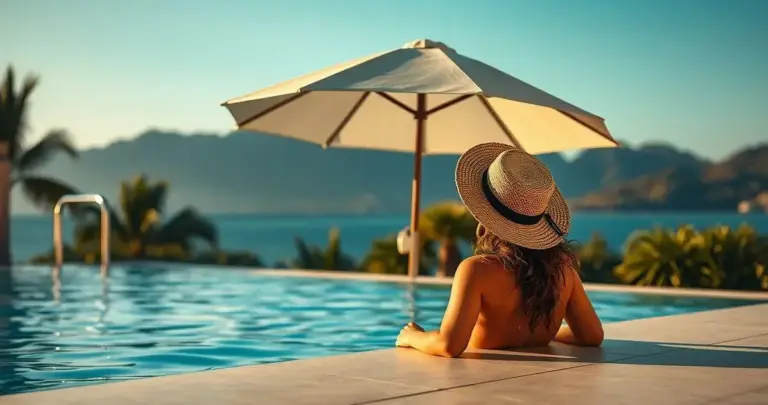 ombrelone para piscina