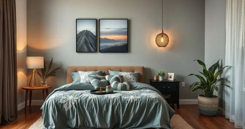 papel de parede para quarto de casal