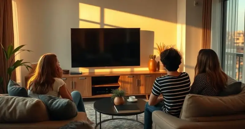 qual a altura certa para a tv na sala