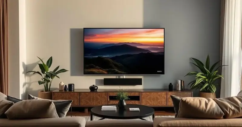 tamanho ideal da tv para a sala