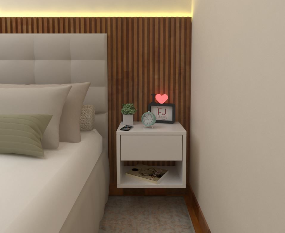Criado Mudo Gaveta - FJ DECOR LONDRINA