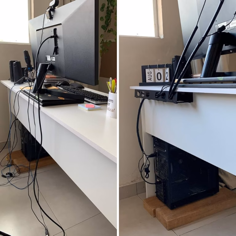 Organizador de Fios e Cabos 10 Soluções Para Acabar a Bagunça