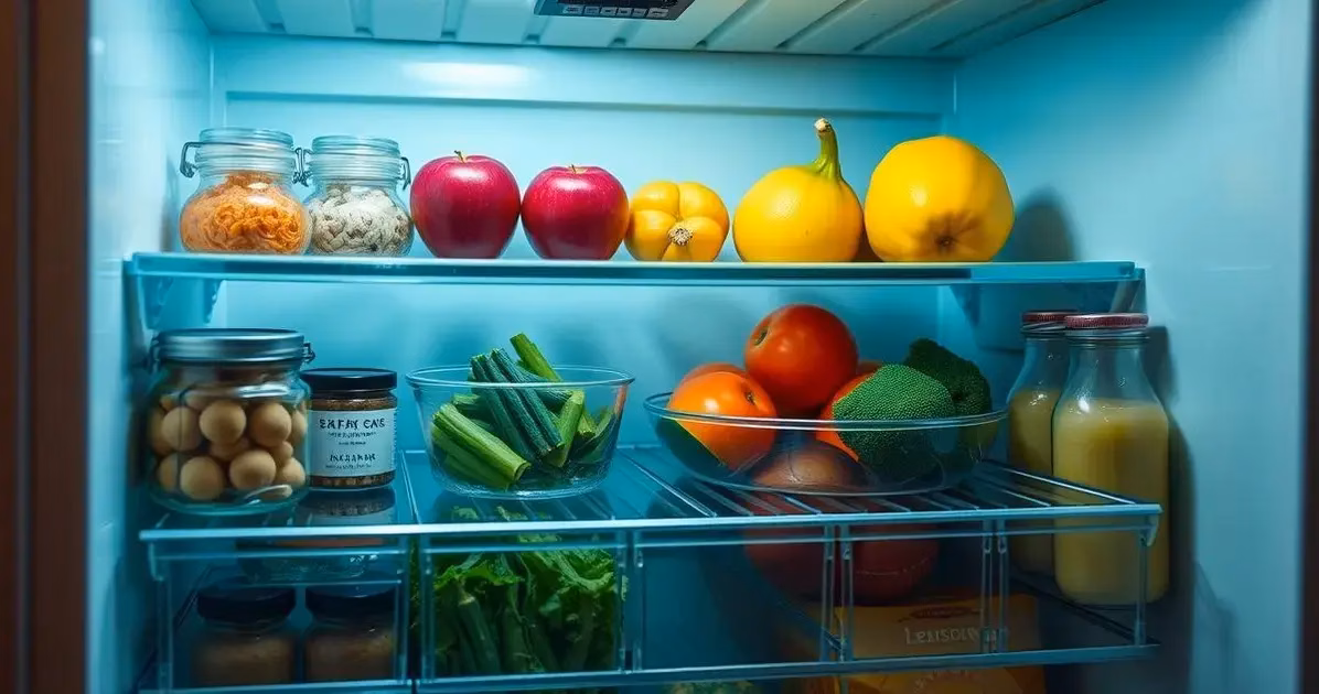 como organizar a geladeira