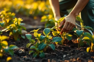 como transplantar plantas