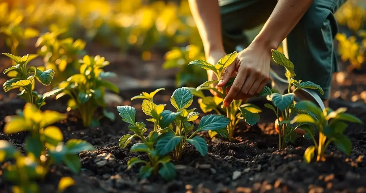 como transplantar plantas