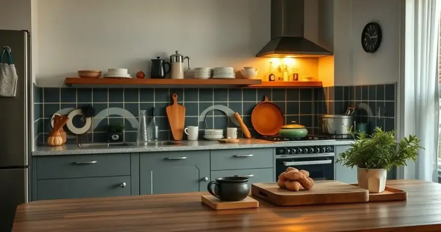 cozinha com iluminação natural