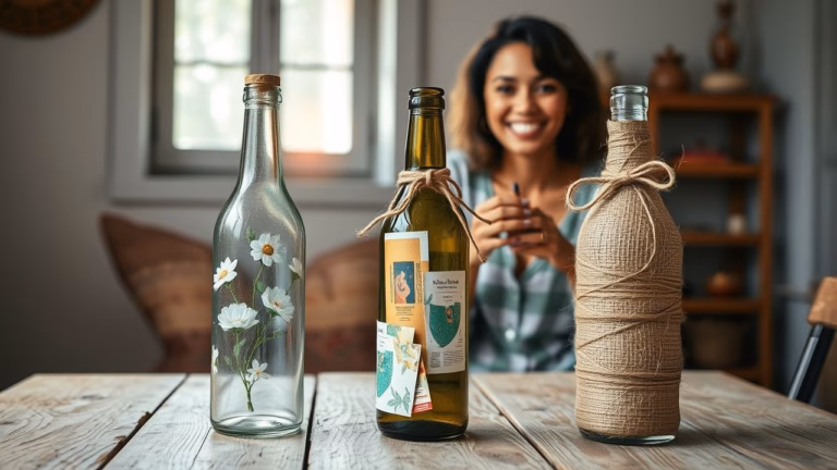 Garrafas Decoradas: Inspirações Criativas E Econômicas Para Você!
