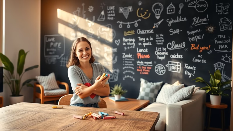 Decoração com Parede de Lousa: Um guia prático!