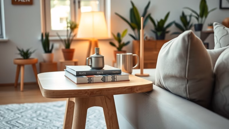 Mesa Lateral na Sala: A peça curinga que transforma qualquer cantinho