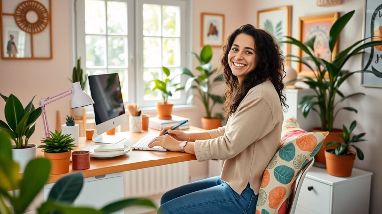 Decoração de Home Office Feminino: 15 Ideias de Decor Lindíssimas para Inspirar