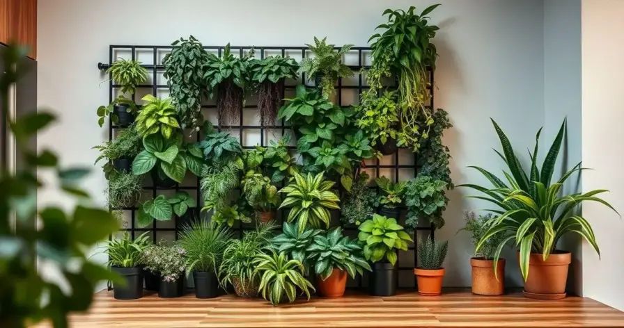 jardim vertical na cozinha
