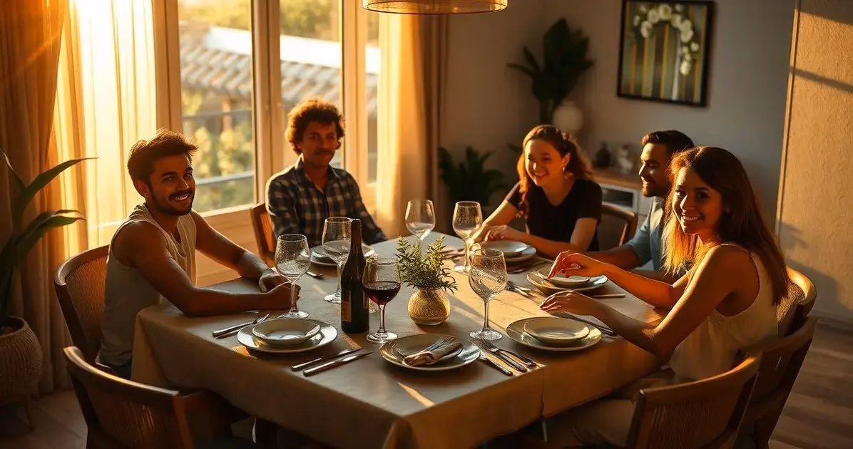 mesa de jantar quadrada