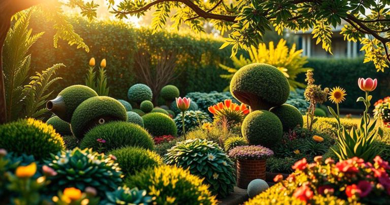 paisagismo com buchinhos