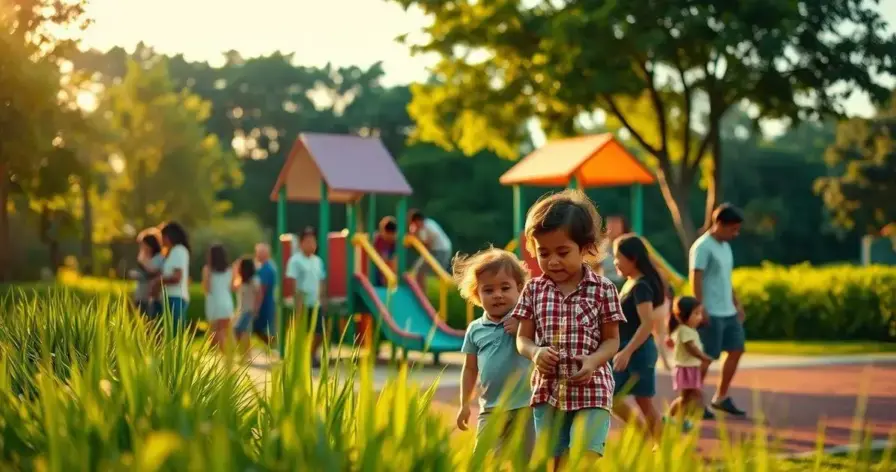 paisagismo para playground